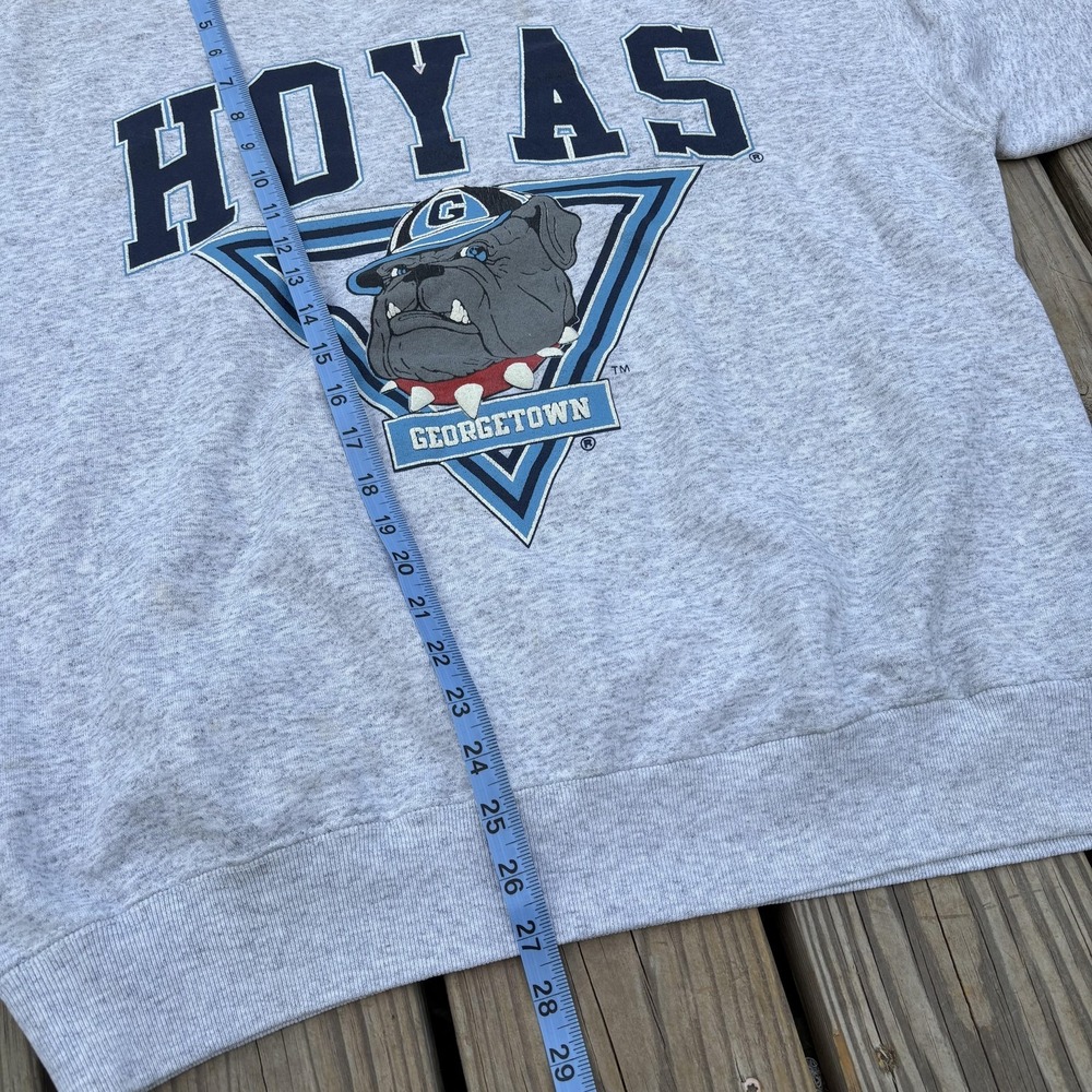 Vintage Georgetown Hoyas Sweatshirt Mens XL Gray NCAA Basketball Galt Sand USA - Picture 6 of 6